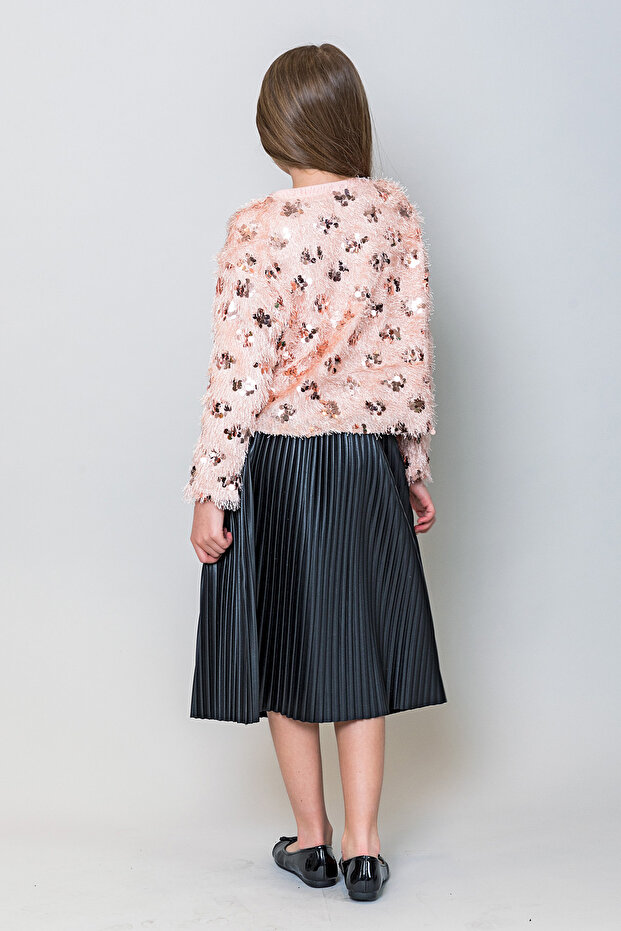 Kız Çocuk Pullu Kazak - 5