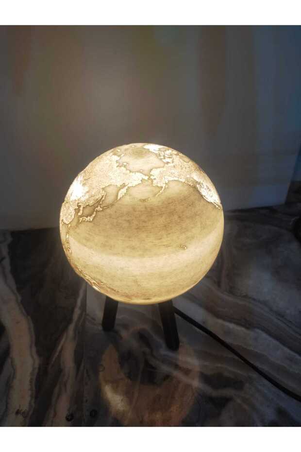 Planet Bedside/Table Lamp- World-
