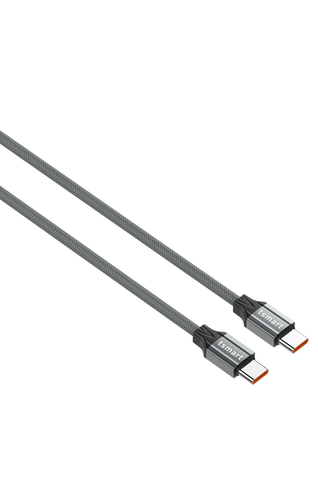 Samsung Oppo Reeder Huawei Için 65W Örgülü Type C To Type C Hızlı Şarj Kablosu - 5