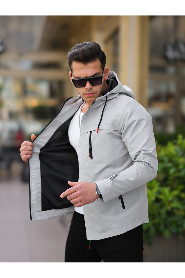 معطف رجالي موسمي مقاوم للماء والرياح