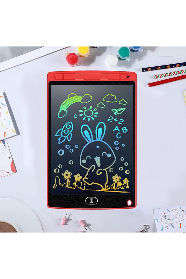 8.5İnç Sketchpad LCD Yazma Tableti Çocuk İçin Kalem Çizim Graffiti El Yazısı Blackboard Resim Panosu - 1