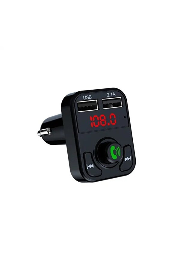 C614 Çift USB & Şarj / Flash Bellek Girişi Bluetooth Fm Transmitter - 4