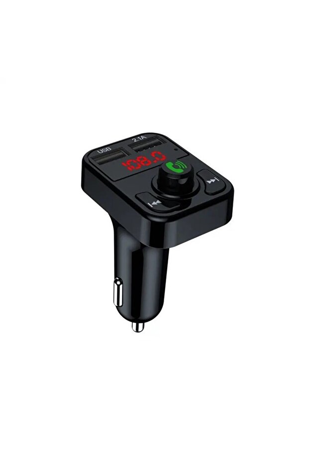 C614 Çift USB & Şarj / Flash Bellek Girişi Bluetooth Fm Transmitter - 2