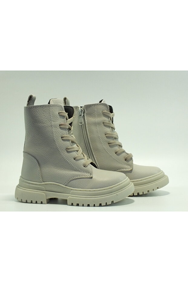 Fermuarlı Hakiki Deri Bot PF-5065 - 1