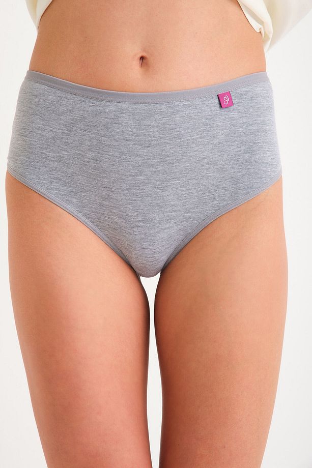 Pamuklu Yüksek Bel Tanga Külot Tekli -high Waist Thong Grimelanj - 3