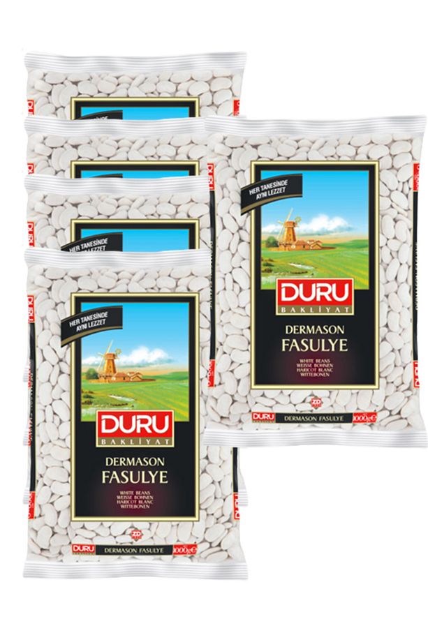DERMASON FASULYE (8 mm) 1 kg, 5 adet - 1