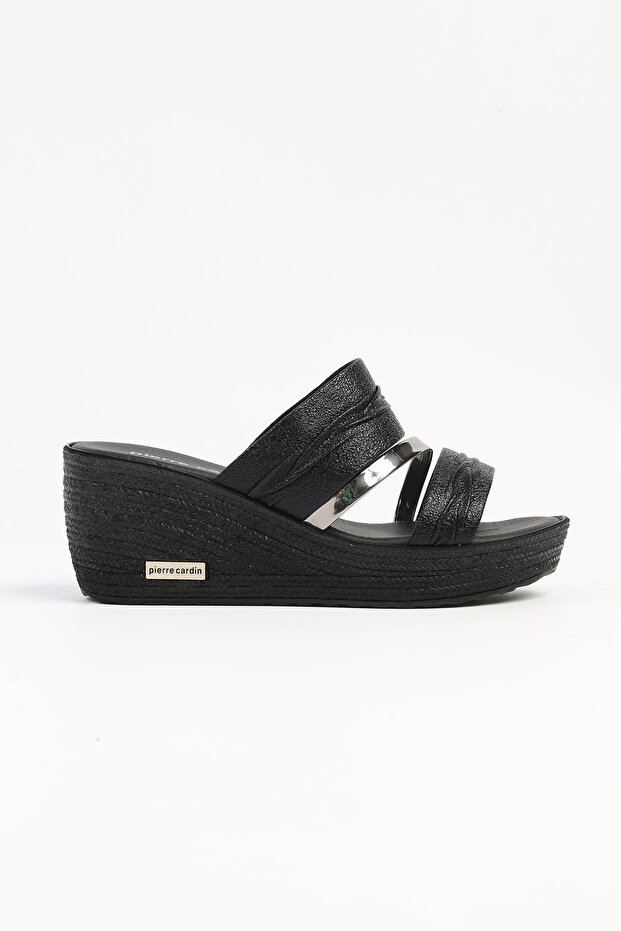 ®| PC-6962-3953 Black Wrinkled - Women's Slippers