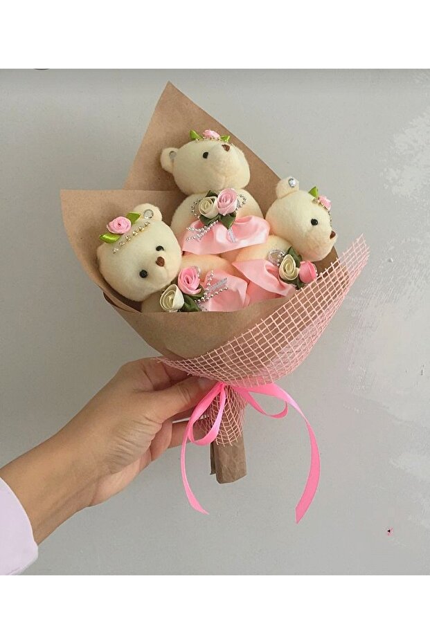 Ayıcık buket hediyelik - 1