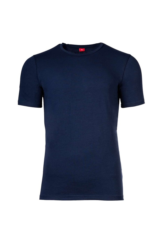 Herren T-Shirt, 4er Pack - Basic, Rundhals, einfarbig - 2