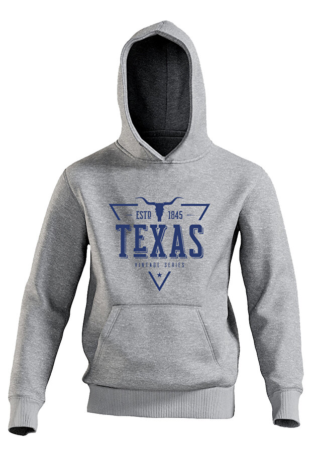 Unisex Printed Hooded Sweatshirt