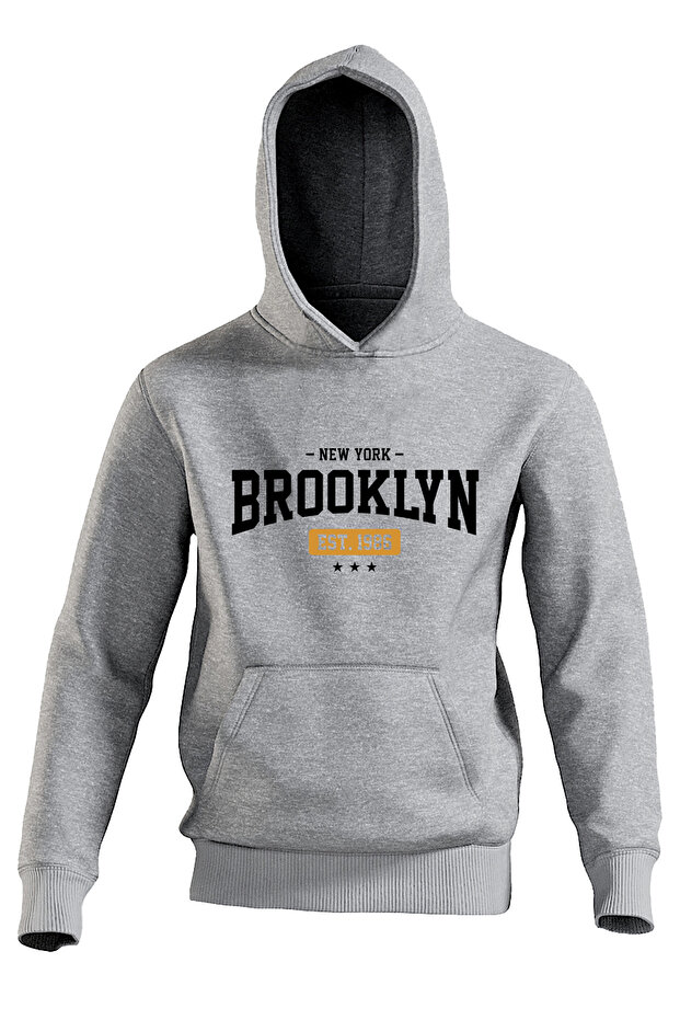 Unisex Printed Hooded Sweatshirt