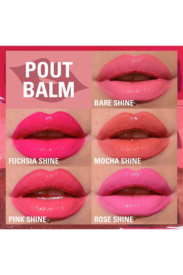 Lip Pout Balm Dudak Balm Fuchsia Shine - 5