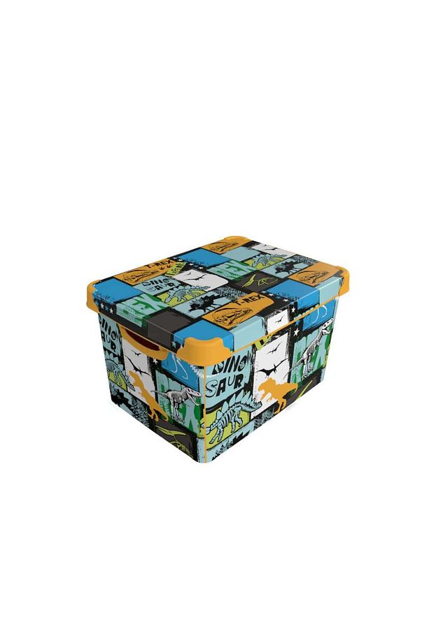 Style Box Dino Dekoratif Oyuncak Kutusu - 17 Litre - 1