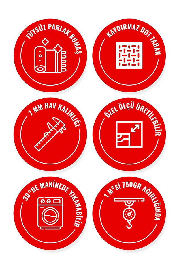 Modern Patchwork Gülkkurusu Dijital Baskı Halı - 7