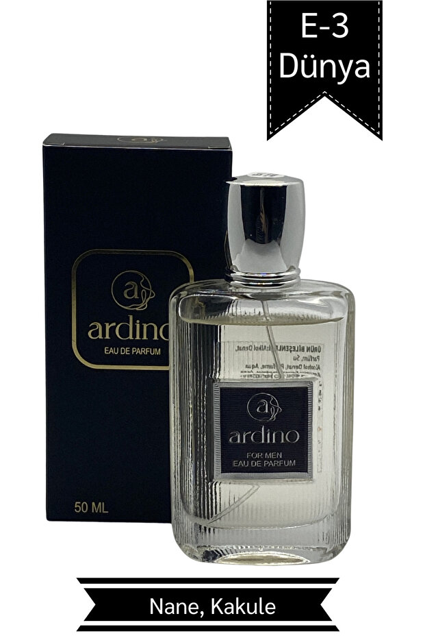 Ardino Erkek Parfümü EDP E-3 Dünya 50 ml - 1