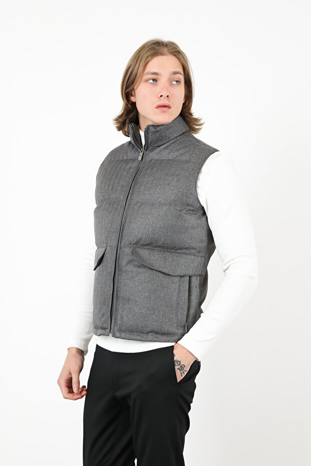 Slimfit Şişme Yelek - 1