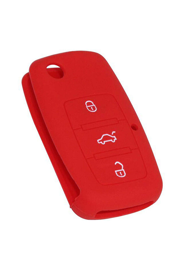 Red Silicone Case - Vw Caddy, Golf 5, Transporter, Polo, Leon-T 19051 - Switch Command & Protector
