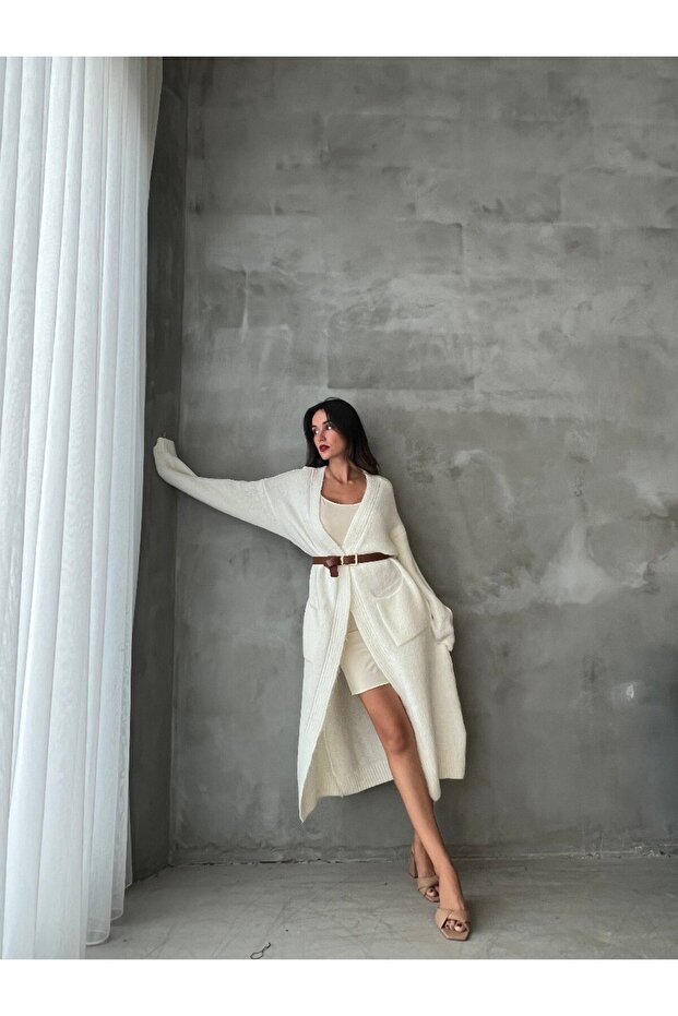 STRPHANİE İPEK KALIN HIRKA - 7