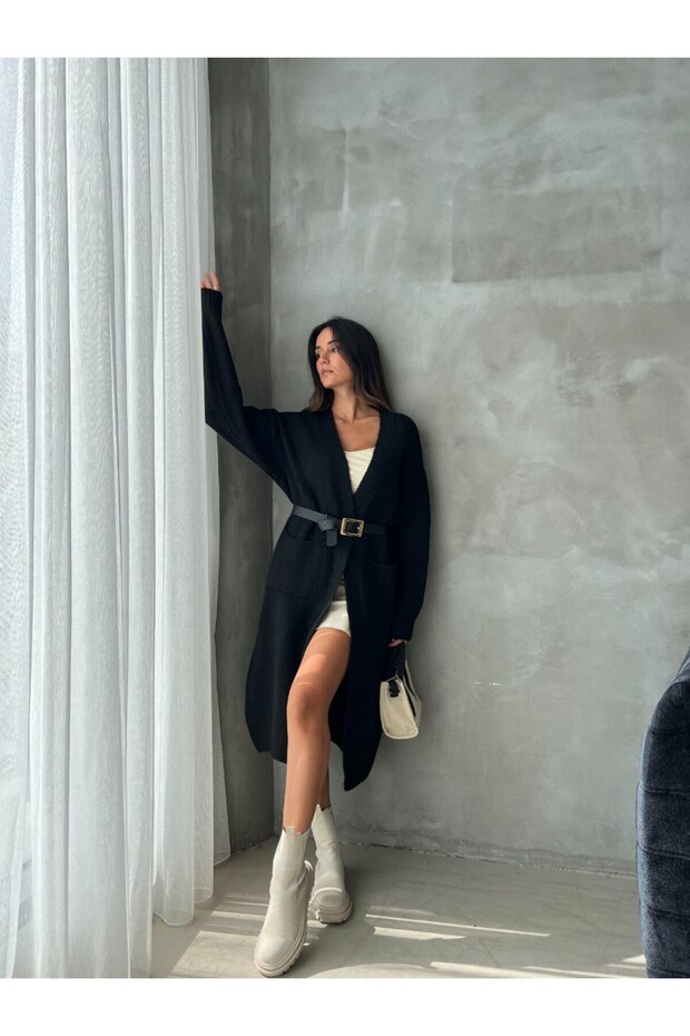 STRPHANİE İPEK KALIN HIRKA - 1