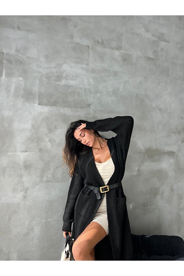 STRPHANİE İPEK KALIN HIRKA - 2