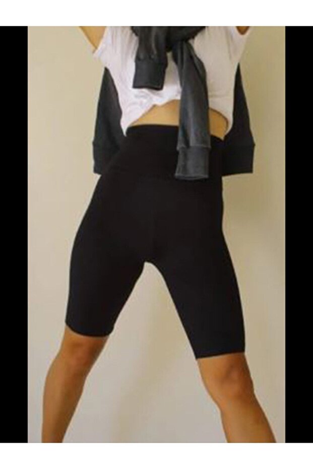 Black Yoga Leggings Shaping / Sculpting Cyclist Boy Impavido
