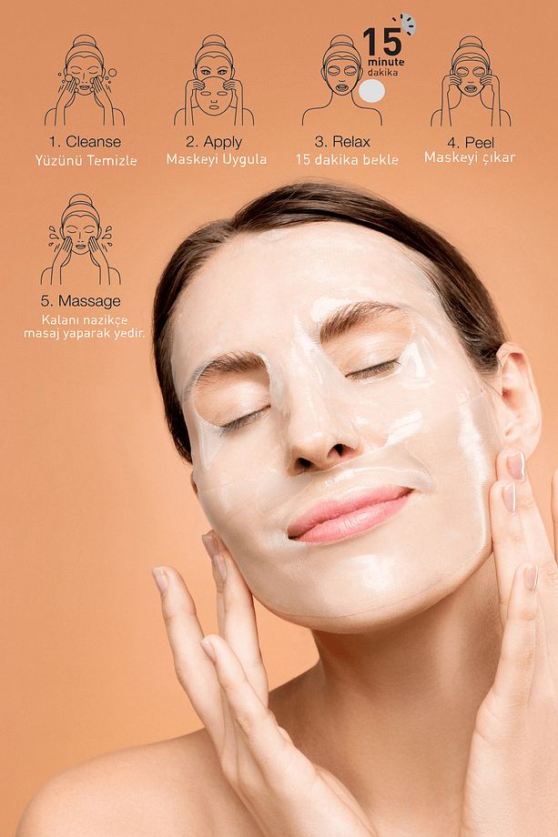 Cilt Tonu Eşitleyici Kağıt Maske 3 Adet | Ginseng Ve Rice | Beyazlatıcı - 4