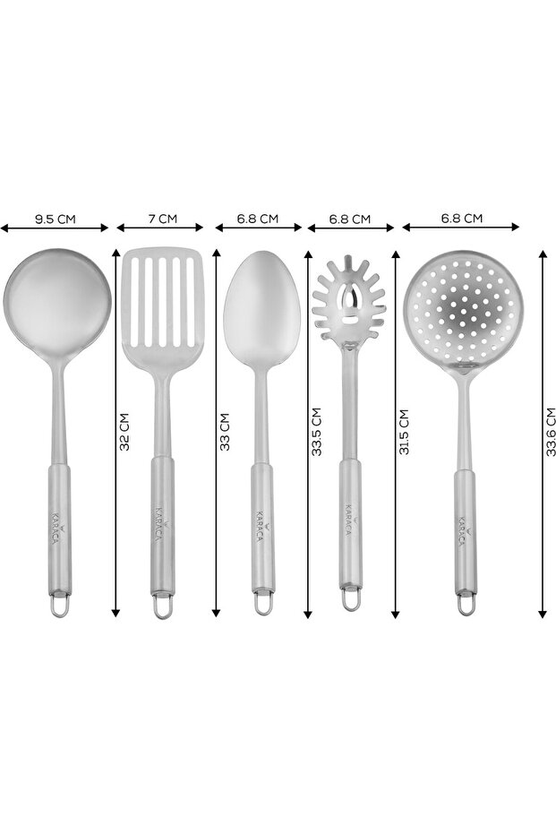 Ada 17 Parça Çelik Tencere ve Servis Seti - 2