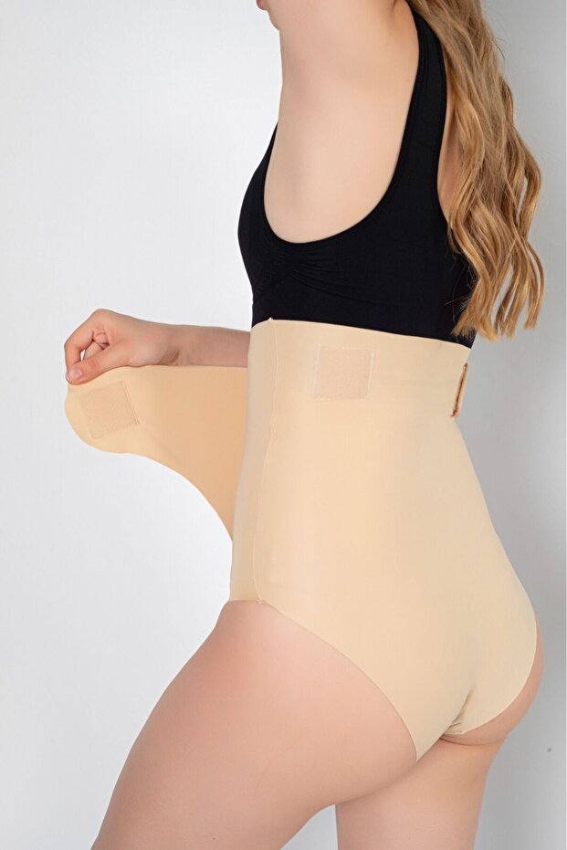 Briefs Corset Slimming Enhancer Belted Adjustable Belly Postpartum Laser Cut Panty Corset