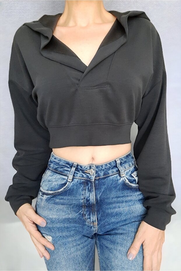 Crop Sweatshirt - 3