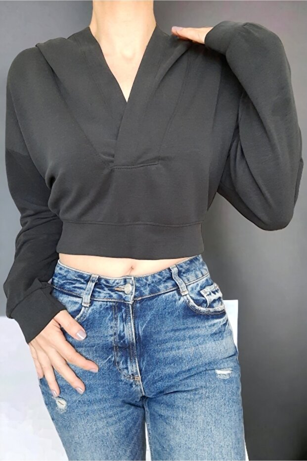 Crop Sweatshirt - 5