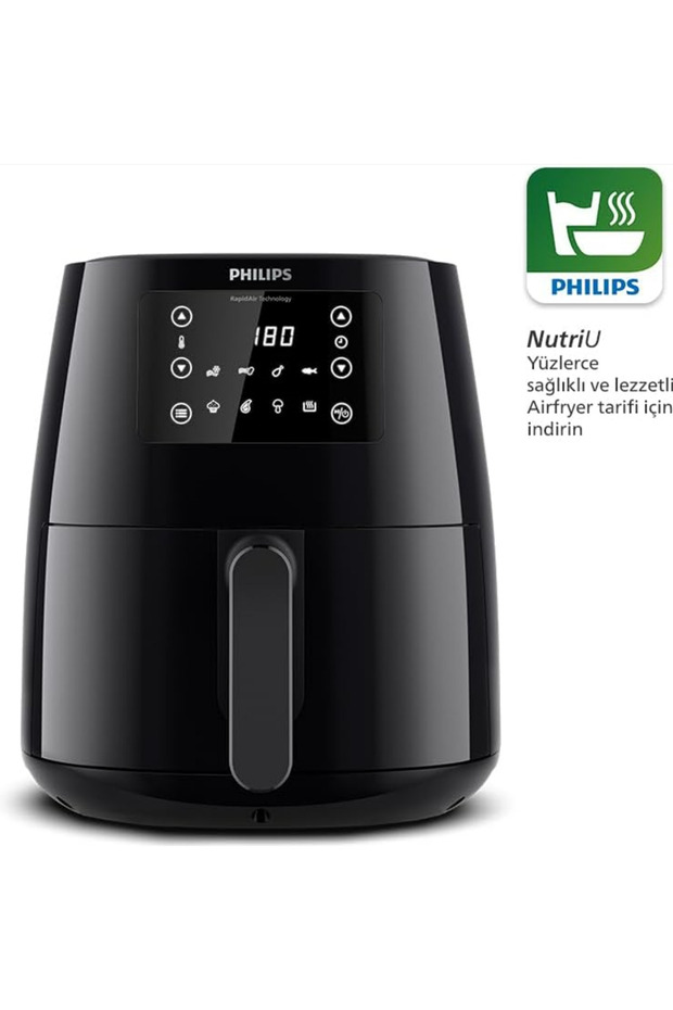 Airfryer Yeni Nesil Geniş Hazneli Yağsız Hava Fritözü - 6