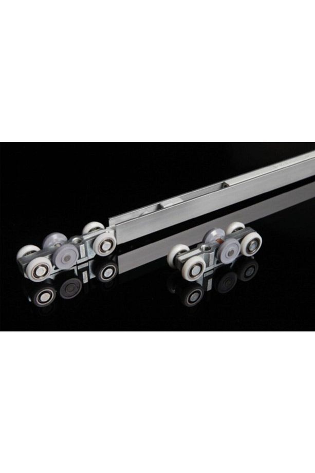 Çift Yöne Yavaşlatıcılı Sürme Kapı Sistemi M20 9010 Sft 60 Kg 2m Ray - 2
