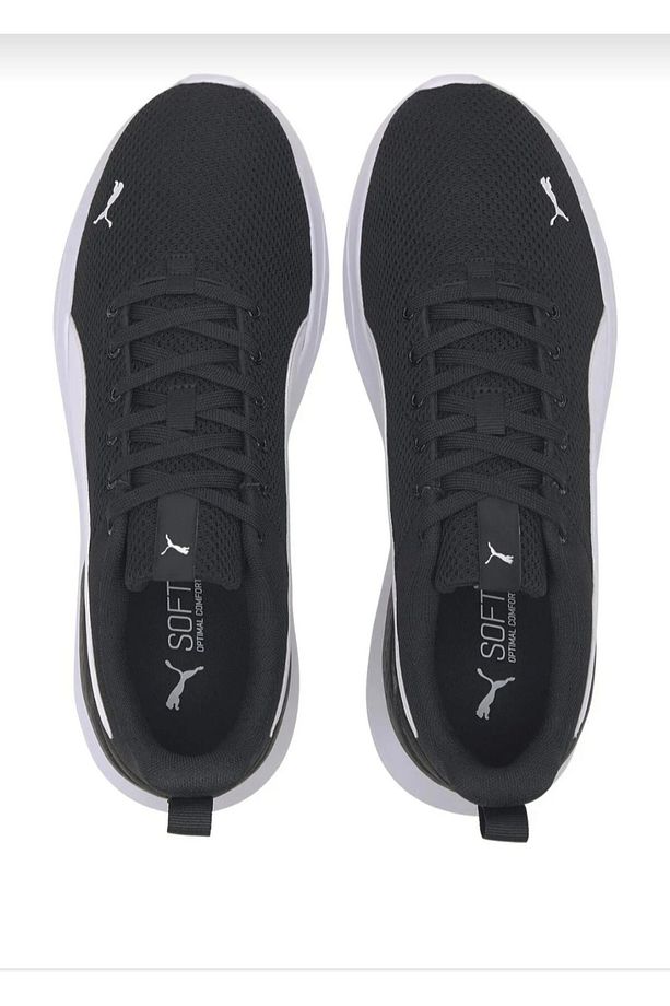 Anzarun Siyah Beyaz Sneaker Fileli Erkek Spor Ayakkabı 37112802 Anzarun Lite Puma - 8