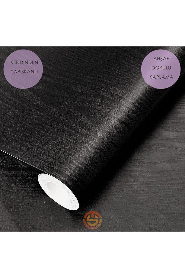 60cm×100cm Kendinden Yapışkanlı Ahşap Görünümlü Kaplama Kağıdı Mutfak Dolap Masa Duvar - 1