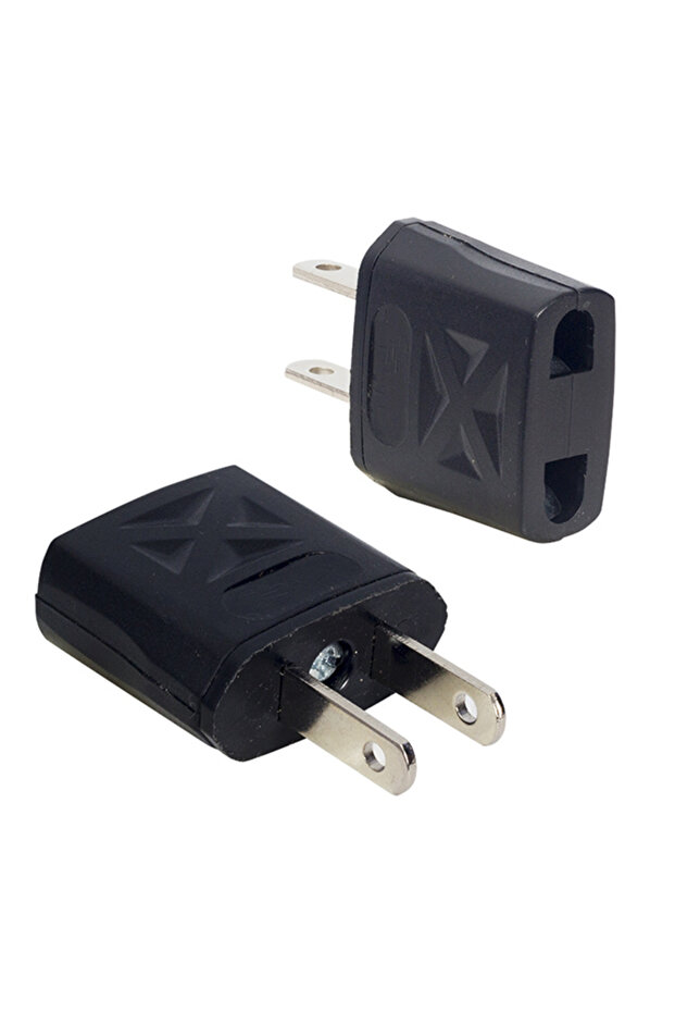 BLACK AMERICAN PLUG REVERSE CONVERTER - 1
