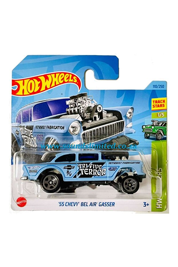 ’55 Chevy Bel Air Gasser Blue 2023 # 110 Short Card - Hkk26