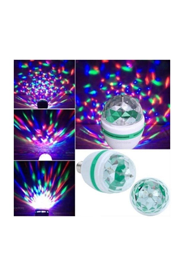 3w Disko Ampul Renkli - 3