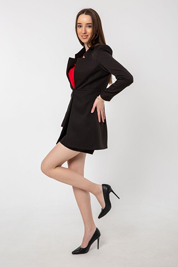 Jachetă clasică lungă înălțată - 4