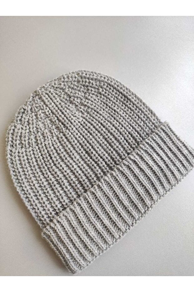 Esnek Selanik Örgüsü Triko Basic Standart Unisex Gri Bere 1-4 Yaş - 3