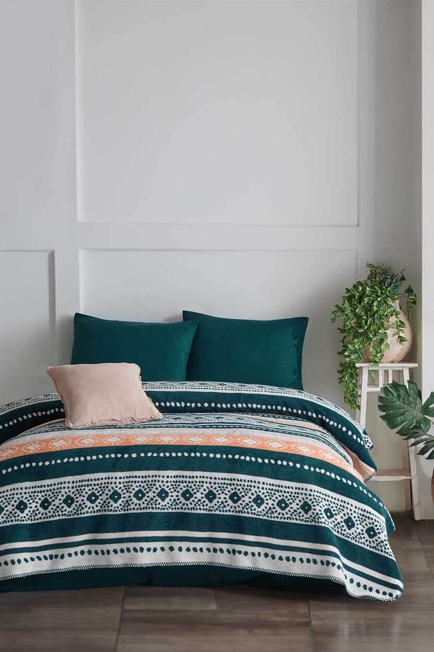Cotton Blanket Etnica Double (200x220cm)