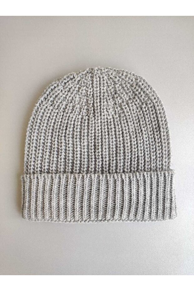 Esnek Selanik Örgüsü Triko Basic Standart Unisex Gri Bere 1-4 Yaş - 4