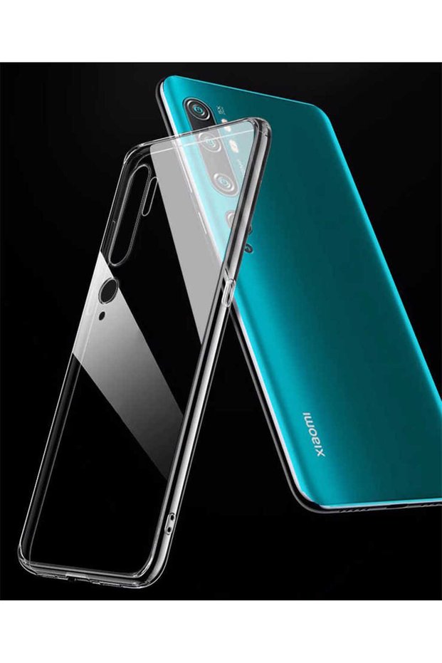 حافظة متينة ومرنة وشفافة وغير ملونة متوافقة مع هاتف Xiaomi Mi Note 10