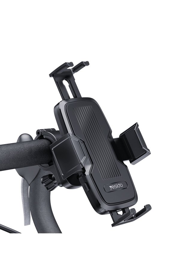 Q9 Bicycle and Motorcycle Phone Holder Handlebar with 360 Screw Clamp Clamp Fixing Device