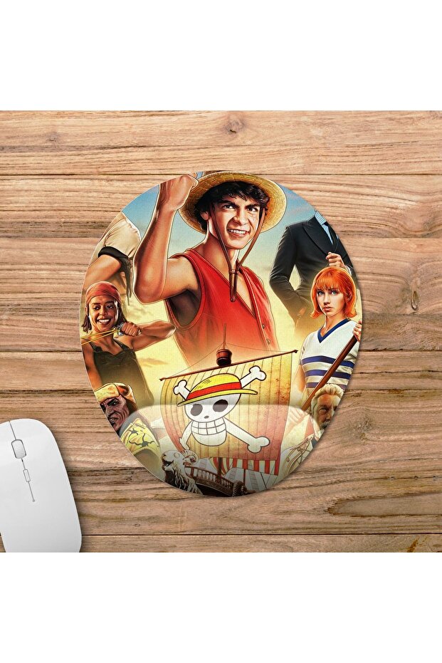 One Piece Array Wrist Supported Mousepad Model - 3 Oval - 1