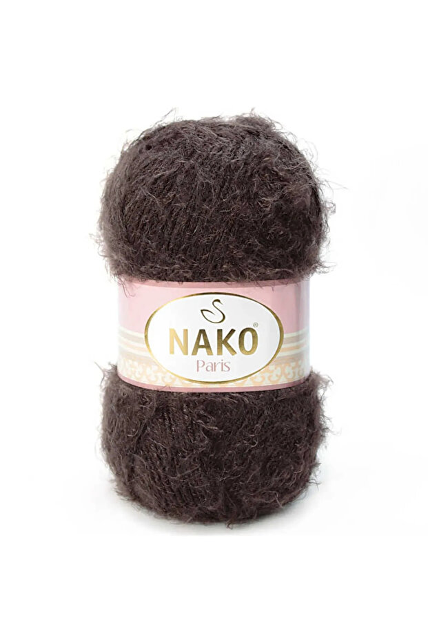 Paris 5 Adet Örgü İpi 11270 kahverengi - 1