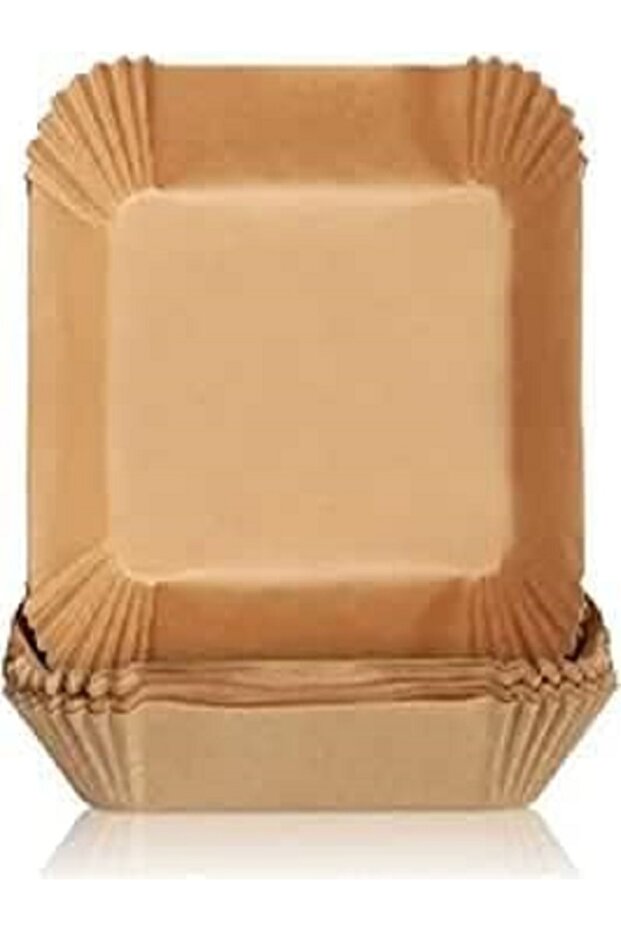 100 Pieces of Airfryer Baking Paper Square Plate Model Greaseproof Paper