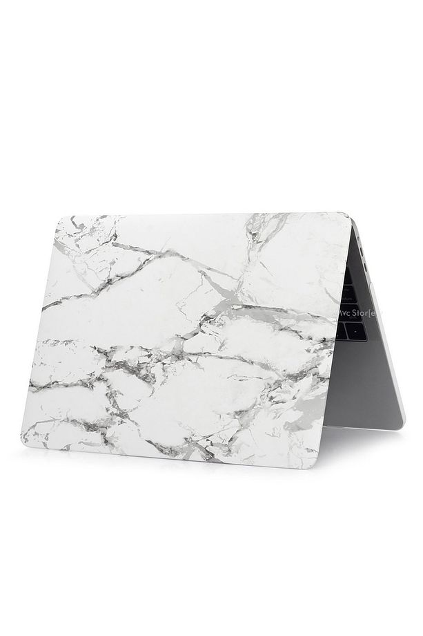 Macbook Air Kılıf 13inç (ESKİ USB'Lİ MODEL 2010-2017) A1369 A1466 Ile Uyumlu Mermer - 4
