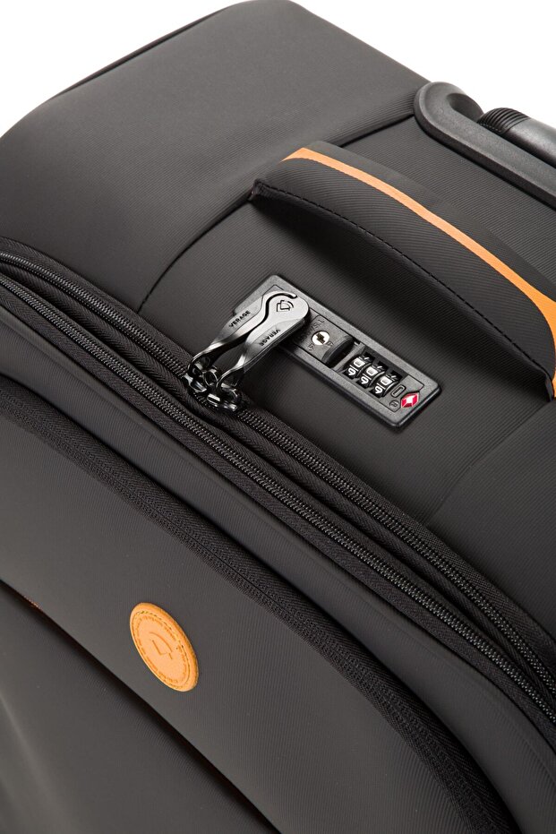 Monchi Ultra Strong Ekstra Hafif Kumaş Kabin Boy Valiz - 6