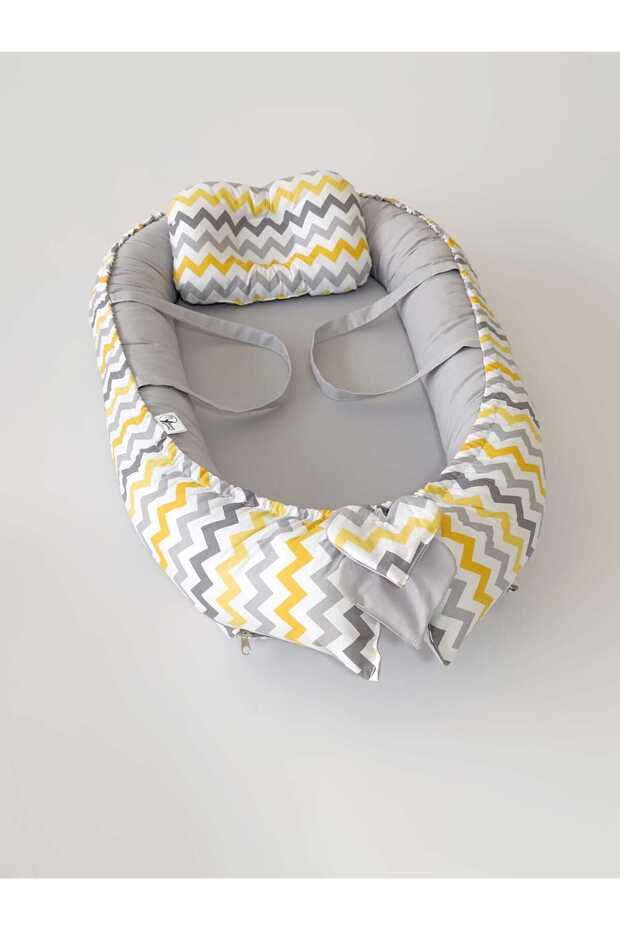 Yarence Babynest Ortobedik Anne Yanı Bebek Uyku Yatağı Ve Ergonomik Yastık