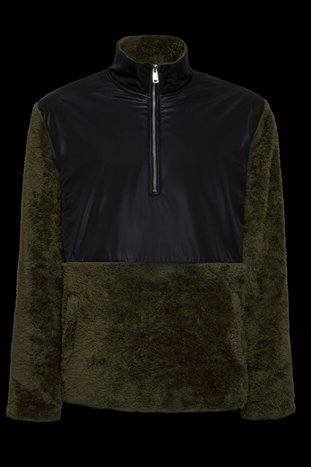 Haki Teddy Sweatshirt - 5